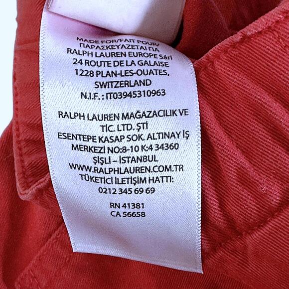 Polo Ralph Lauren Boys Chino Cotton Shorts - Faded Red (Size 3T) - Picture 6 of 8